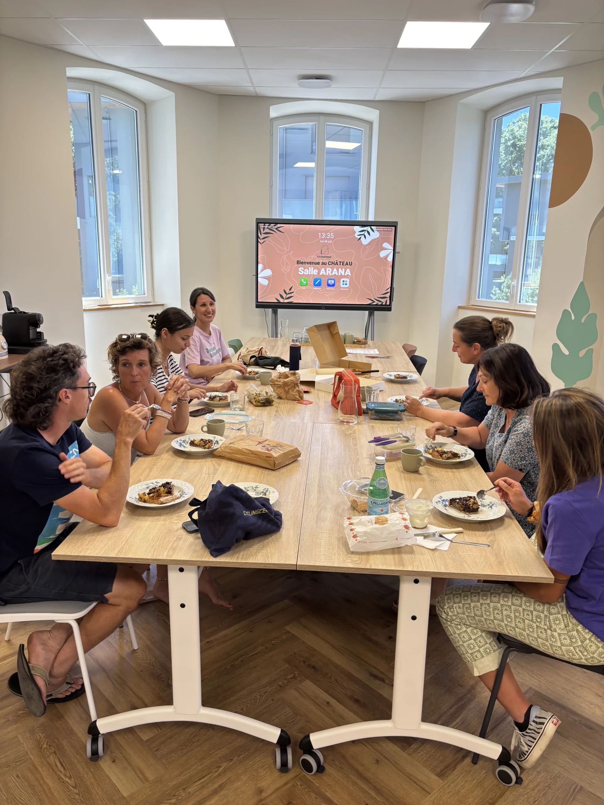 Coworking Bayonne, déjeuner des coworkers